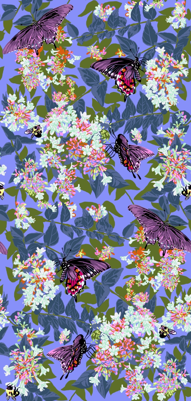 Baumwolle Patchwork - Anna Maria Horner - Our Fair Home - Neighborly - Periwinkle
